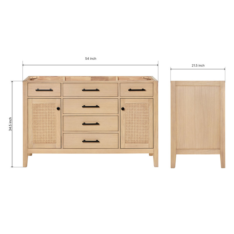 ARIEL Camila 54 Bathroom Vanity Base Only