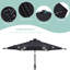 Parasol de marché lumineux 7,5 pi Asylbek-456387849