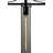 1 - Light Rubbed Bronze Single Pendant