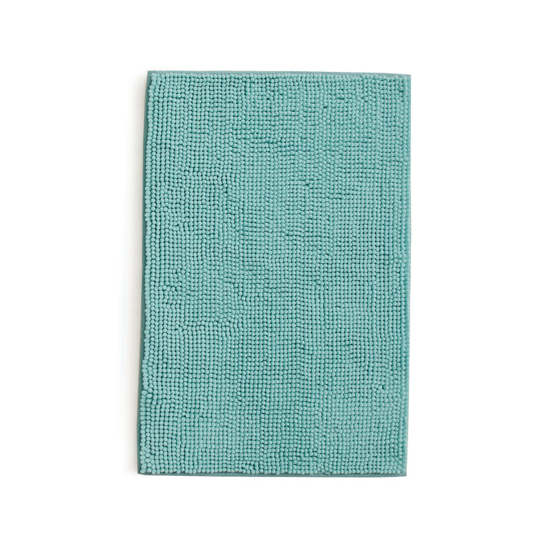 Tapis de bain Linenspa, Turquoise, Tapis de couloir 1 pi 5 po x 4 pi