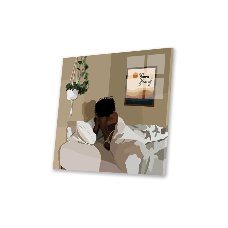 «Book in Bed» par Artpce - peinture sans cadre