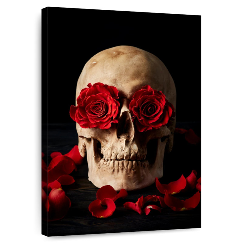 Passionate Skull, 51" H x 34" W
