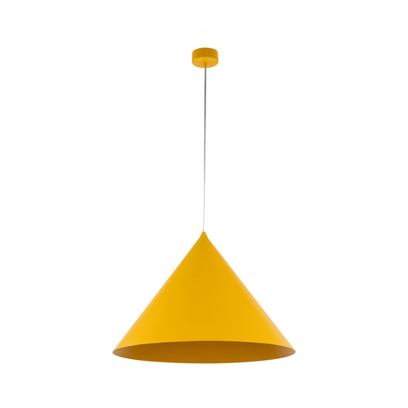 Luminaire suspendu CONO XL, Jaune, H 67 po x l 20 po