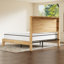 Lit plateforme en bois massif avec station de charge, pin-284720592-284720597