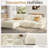 Corduroy Modular Sectional Sofa-184330280