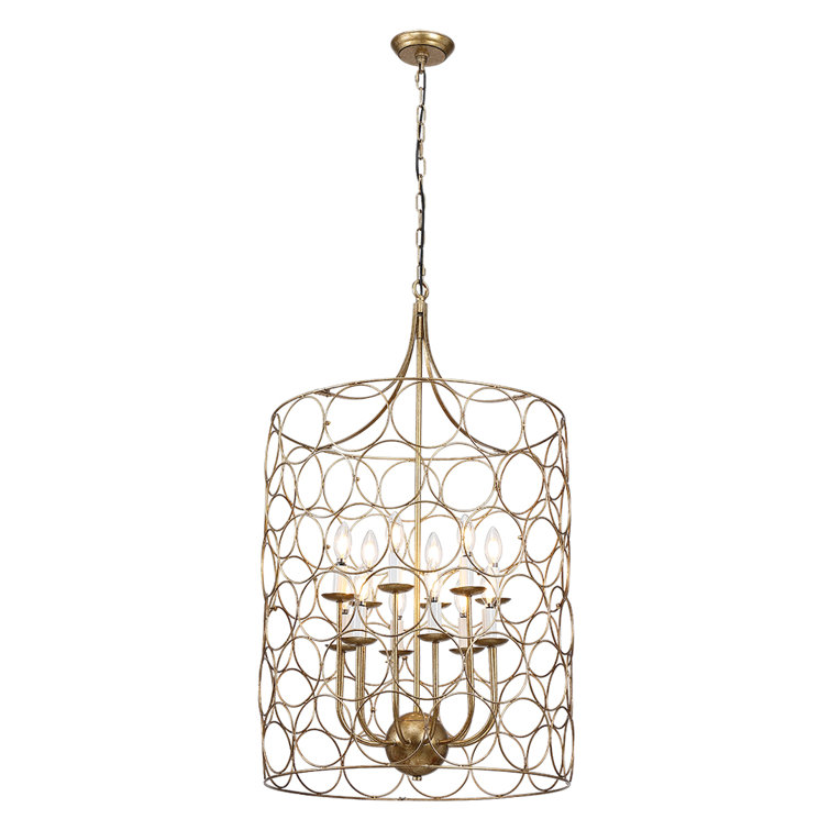 Jugtown 12 - Light Dimmable Chandelier