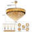 31.49" Calani Dimmable Round Chandelier