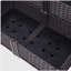 4 Piece Raised Garden Bed with Legs, Self-Watering Planter Box Raised Bed to Grow Flowers, Herbs & Vegetables, Brown