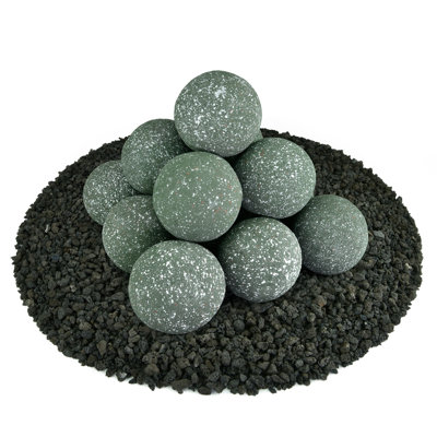 12'' x 19'' Ceramic Fire Pit Accessory