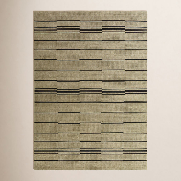Veda Brown/Black Indoor/Outdoor Rug
