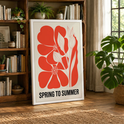 Spring to Summer Botanical - Wrapped Canvas