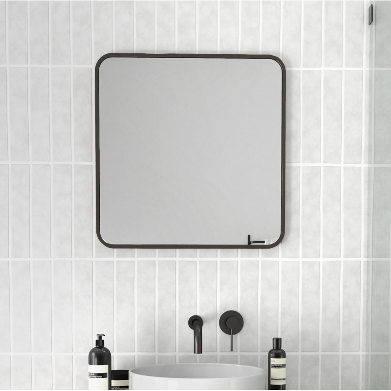 Trinity Metal Mirror, Black