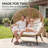 Damarie 2-Person Wicker Rattan Egg Chair-227551409