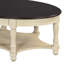 Table basse ovale vintage 45 po French Countryoval