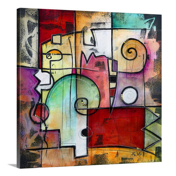 Malveaux «Rialto» par Brittiney, impression, H 16 po x l 16 po x P 1,5 po, Toile