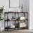 vidaXL Console Table Engineered Wood, Metal Large Adjustable Feet-1978902765-1978902762