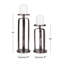 Ensemble de porte-bougie en aluminium-60227373-60227374