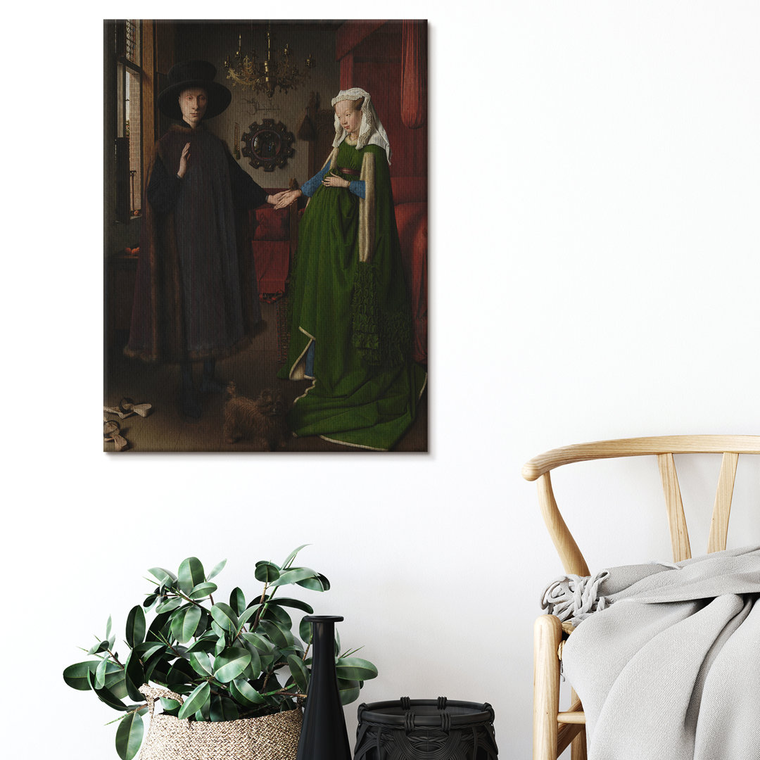 Leinwandbild The Arnolfini Portrait von Jan Van Eyck