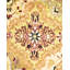 Tapis oriental vert noué à la main One-of-a-Kind