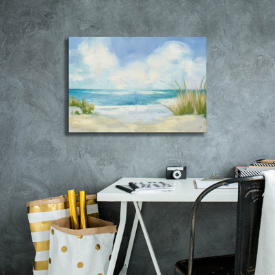 Highland Dunes 'Wind And Waves 1' by Julia Purinton Canvas Wall Art