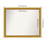 Townhouse Gold Non-Beveled Bathroom Wall Mirror-1016737477