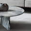 Table basse en marbre naturel gris-bleu, surface polie, table de salon, pierre naturelle, 70 x 32 cm (27,6 x 12,6 pouces), marbre véritable