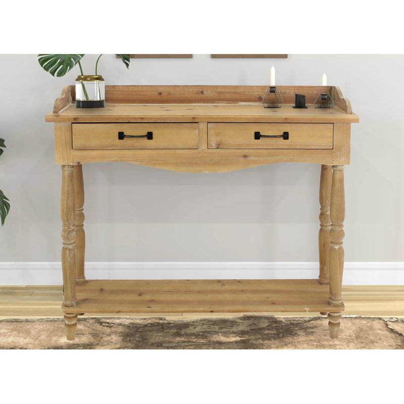 Schick 39'' Solid Wood Console Table