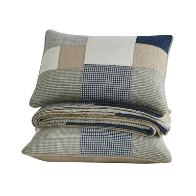 Addy Cotton Patchwork Quilt Set