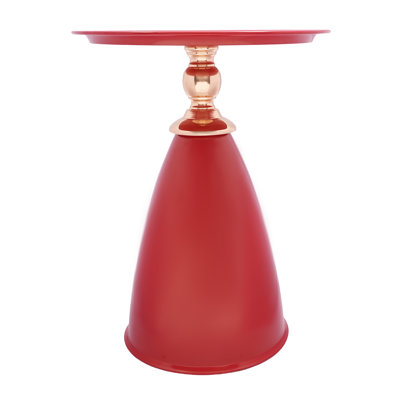 Kemorah Iron Top End Table by House of Hampton