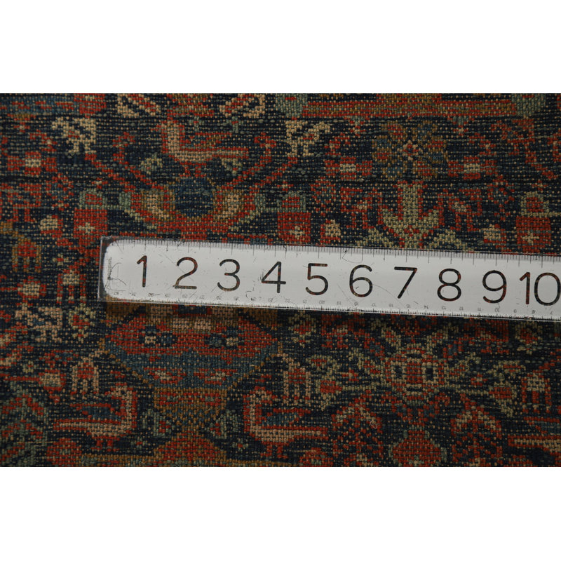 Pre-1900 Antique Vegetable Dye Traditional Rug 4x6