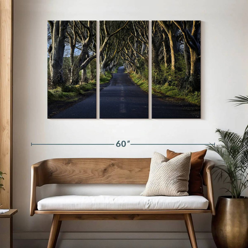 Sebbie The Dark Hedges, 32" H x 50" W