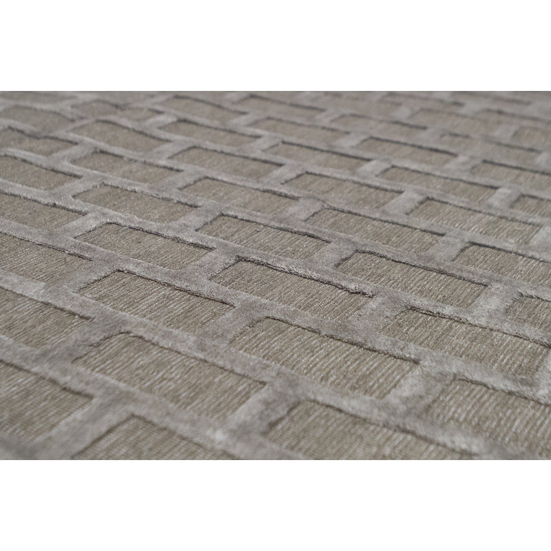 Hand-Knotted High-Quality Brown Area Rug