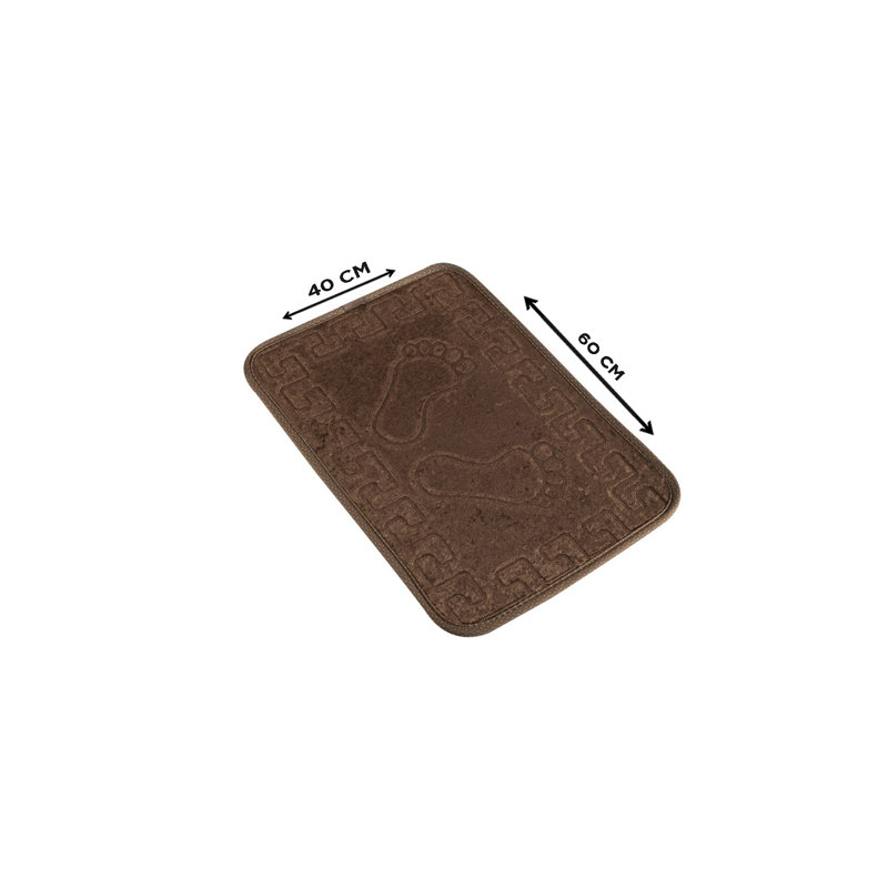Tapis pour salle de bain Marg, Café