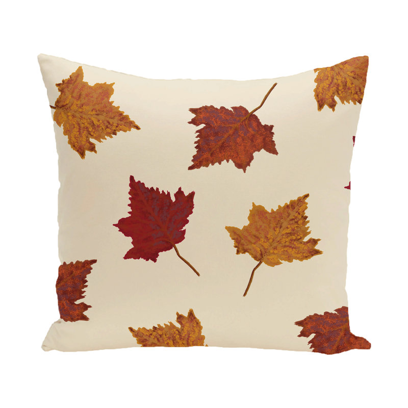 Housse de coussin d'extérieur carré et insert, H 20 po x l 20 po, Blanc cassé