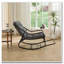Outdoor Rocking Chair, Comfy Cushion, with Soft Thick Cushion-719299317