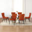 50cm H Tufted Upholstered Metal Upholstered Back Side Chair-471372713-502091317