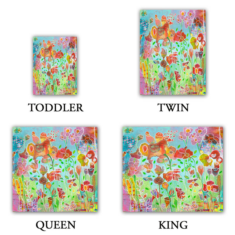 Ensemble de housse de couette doux voices, 1 housse de couette grand + 2 taies standards