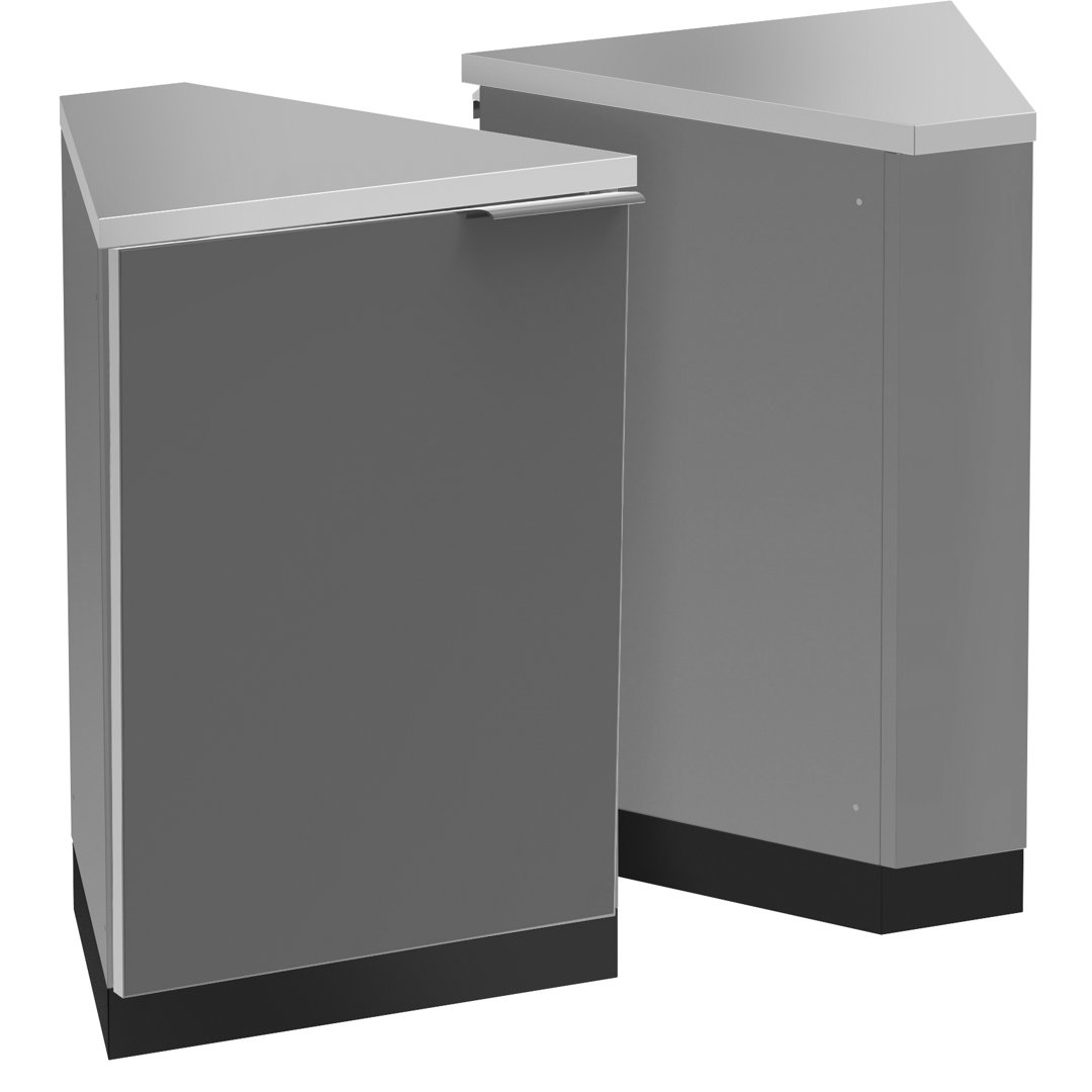 Outdoor Kitchen Aluminum 2-Piece Cabinets (Set of 2) NewAge Products