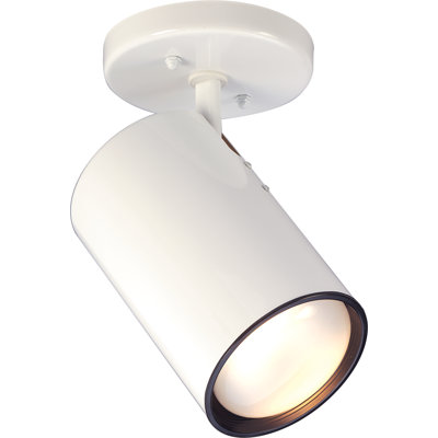 Plafonnier encastré cylindrique simple 1 lumière