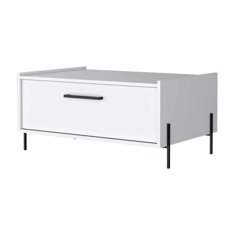 Coffee Table With Flip-Down Door