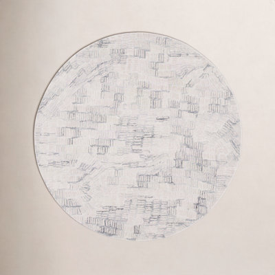 Audrina Gray Ivory Hand-Tufted Abstract Rug