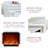 White Solid Wood Electric Fireplace-1617205067