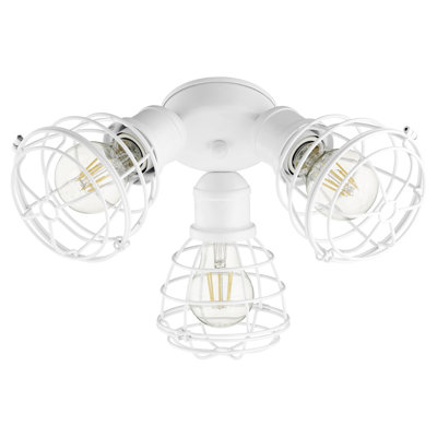 Ventilateur de plafond universel à 3 lumières