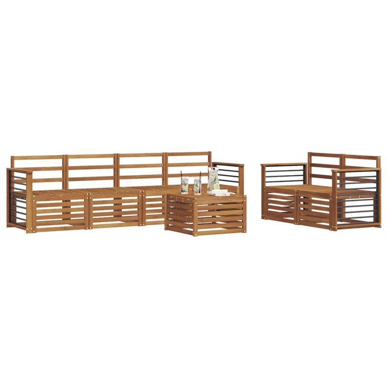 249cm Wide Patio Sectional Set