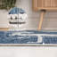 Tapis d'intérieur / extérieur bleu marine / blanc Cindia-1623067671