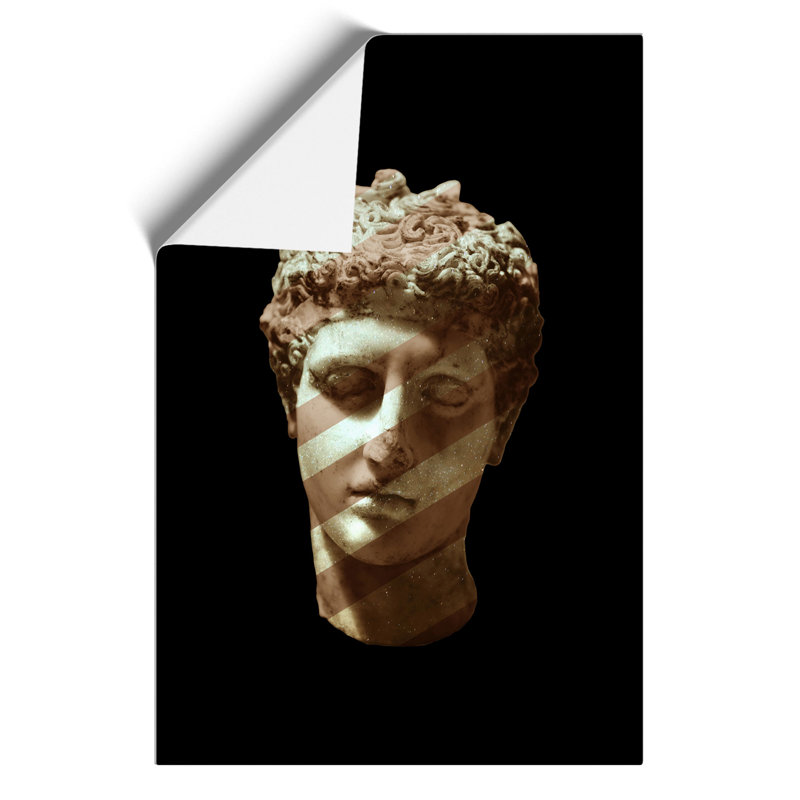 Disco Marble Head - Frameless Print, 84cm H x 59cm W x 0.1cm D