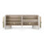 Buffet en peuplier massif 2 tiroirs Corinthian