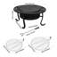 Round Iron Charcoal Smokeless Fire Pit