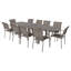 Antonioni Rectangular Metal Extendable Outdoor Dining Table , 135cm cm W 90cm cm D-2102207191