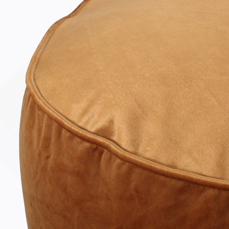 Pouf, abricot